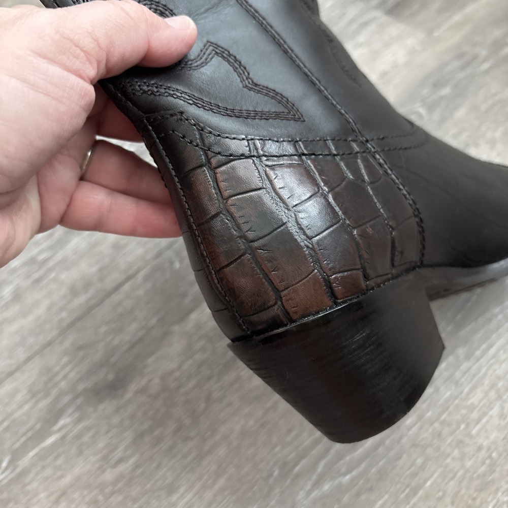 Vintage Foundry Co. Trudy Women's Cowboy Boots Brown Size 6 - Picture 15 of 16